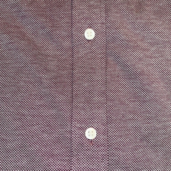 NWT Black Brown 1826 Burgundy Men’s Button-Down Shirt size 32/33 - Picture 9 of 9